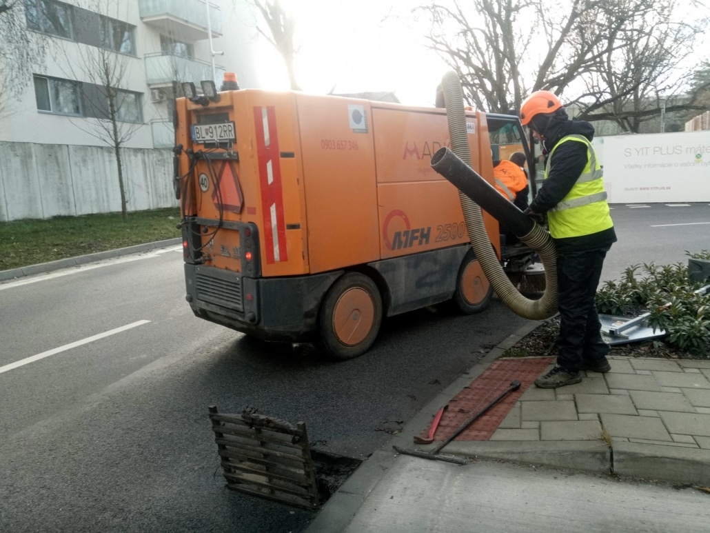 Čistenie kanalizačných vpustí Bratislava - Mark Servis